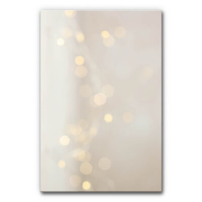 Abstraktes Akustikbild mit Lichtpunkten in Beige