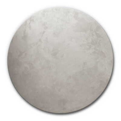 Rundes Akustikbild Abstrakt Warm Silver 2