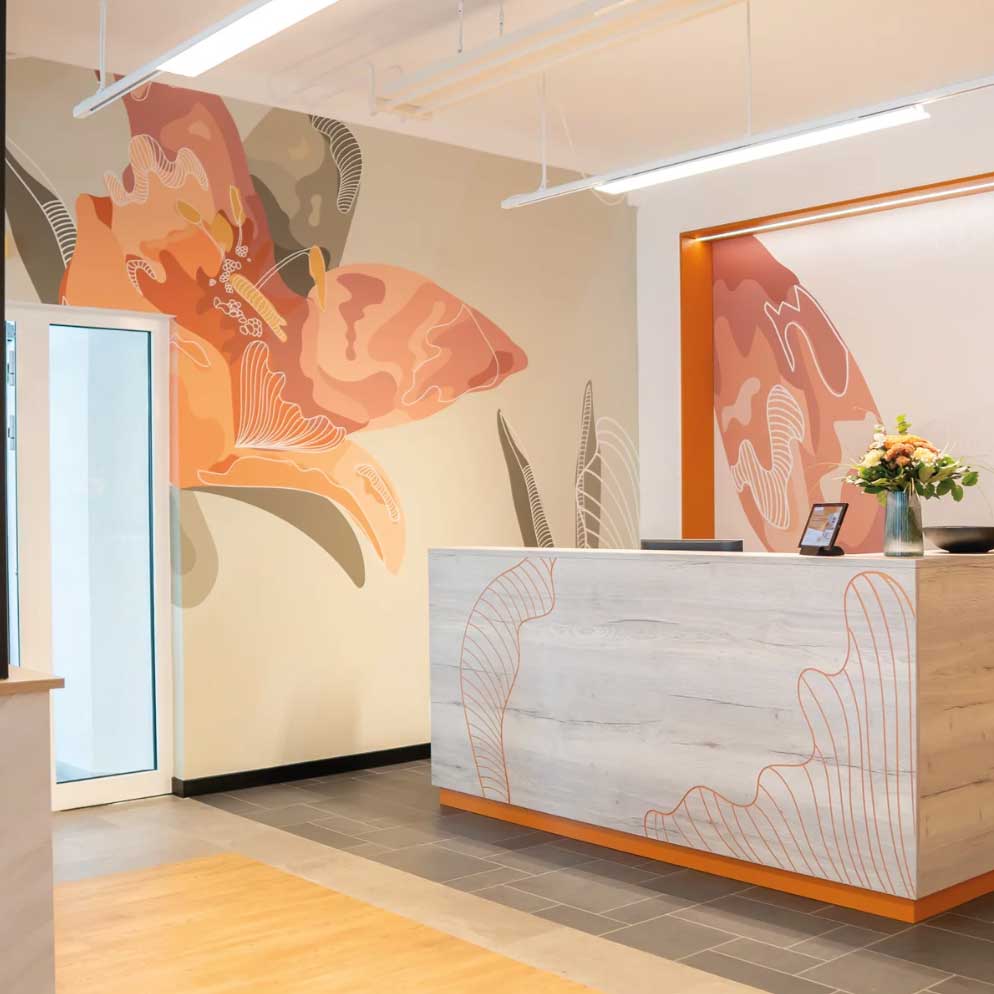 Resonanzraum Wandgestaltung