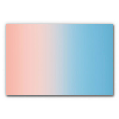 Akustikbild Im Gegensatz Harmonie zeigt eine rosafarbene und eine hellblaue Fläche, die ineinander verlaufen.