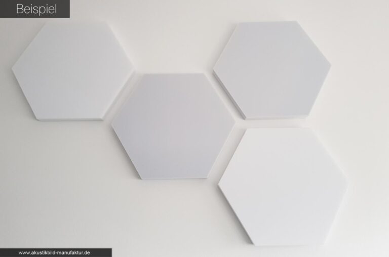 akustikbild-manufaktur-schallschutz-platten-kreise-akustikkreise-runde-absorberplatten-basotect-wand-6-eck