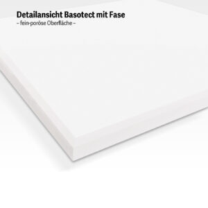 Basotect-Platte mit gefaster Kante (Fase)