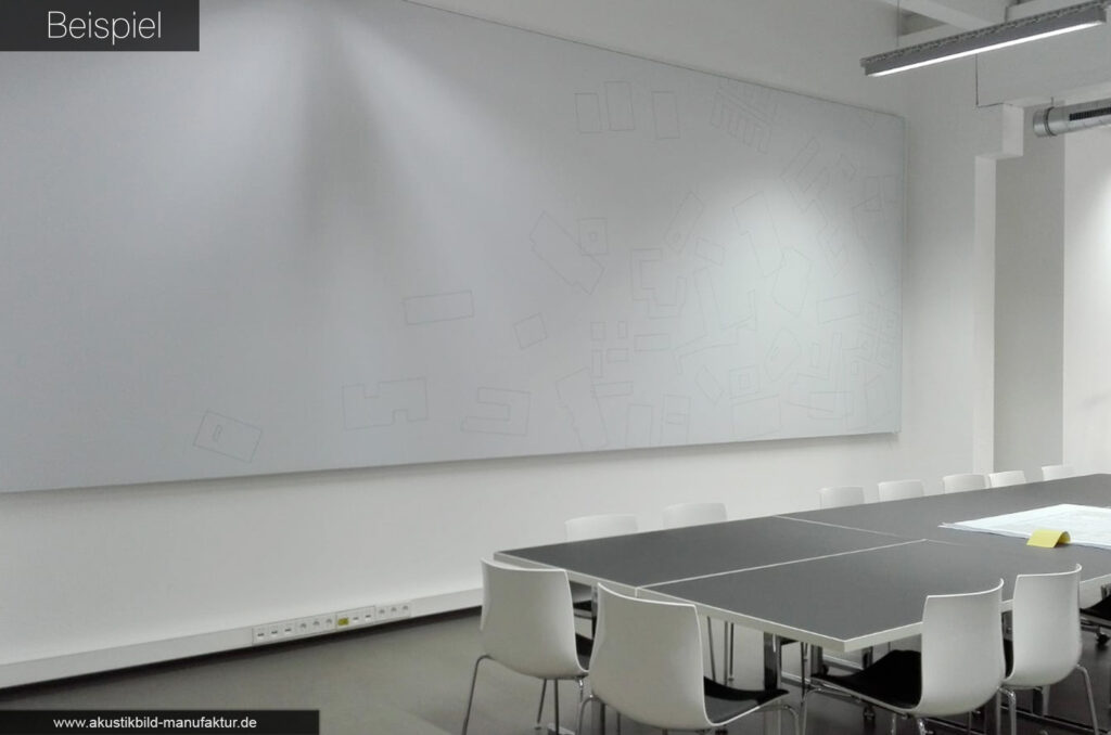 Großformat Akustikbild (XXL Schallschutz) mit individuellem Druck