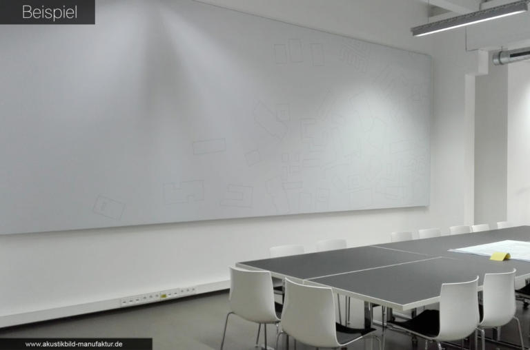 Großformat Akustikbild (XXL Schallschutz) mit individuellem Druck