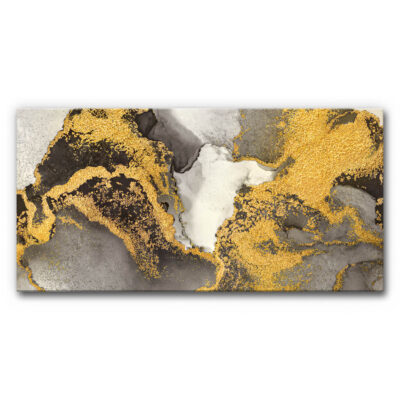 Akustikbild Goldere Tänzer (180x90x4 cm CanvasStyle, SensationSeide)