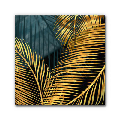 Akustikbild Golden Palm Leafs 2