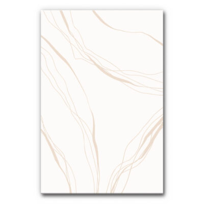 Akustikbild Linien auf Zart-Creme II - Zart