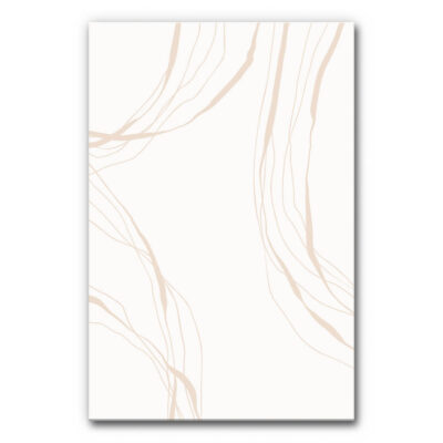 Akustikbild Linien auf Zart-Creme III - Zart