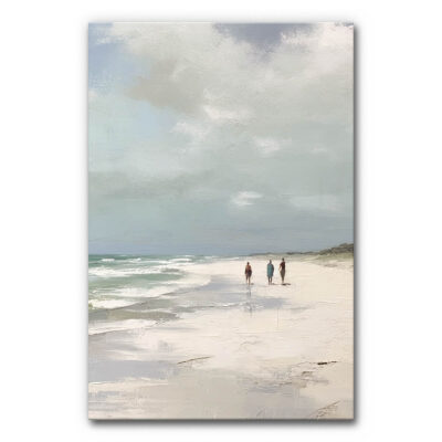 Akustikbild Strandspaziergang in Pastelltönen