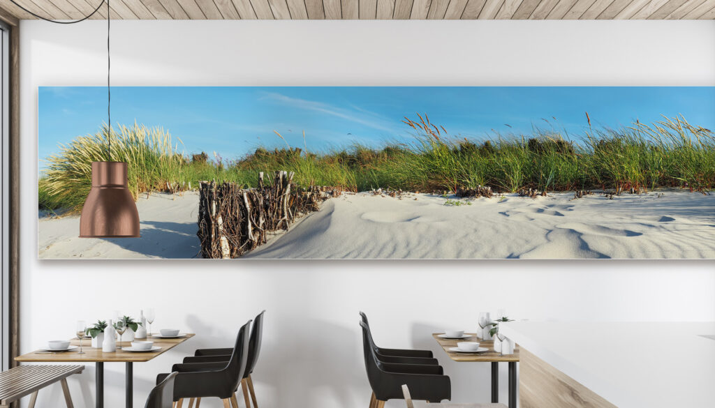 Schallschutz Wand mit XXL Akustik Bild