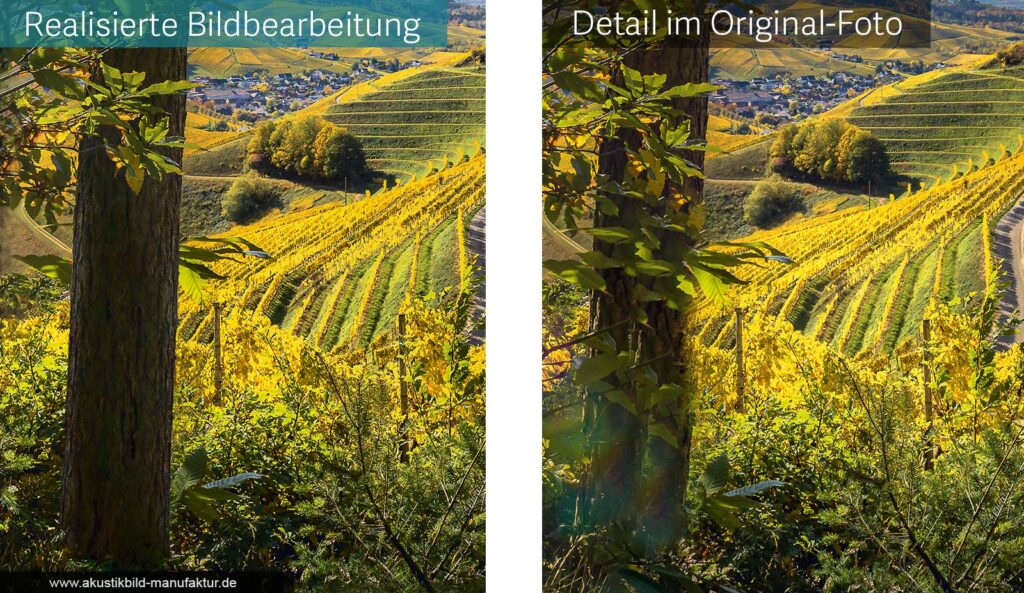 Akustikbild mit eigenem Foto + Profi Grafik Bearbeitung