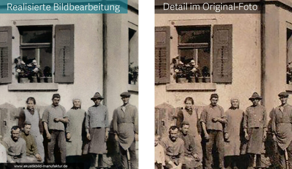 Akustikbild mit eigenem Foto + Profi Grafik Bearbeitung