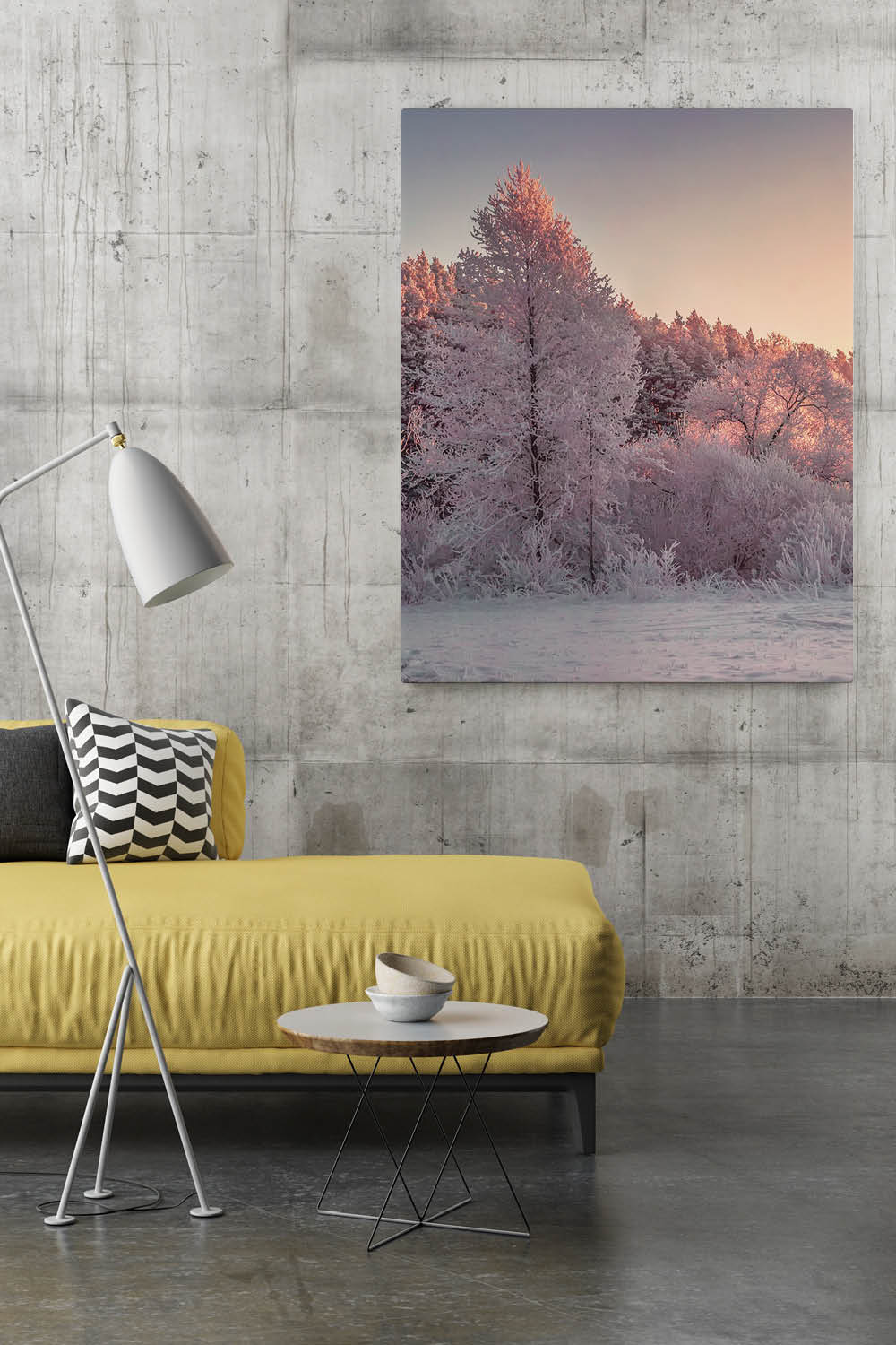 Akustikbild Winterwald