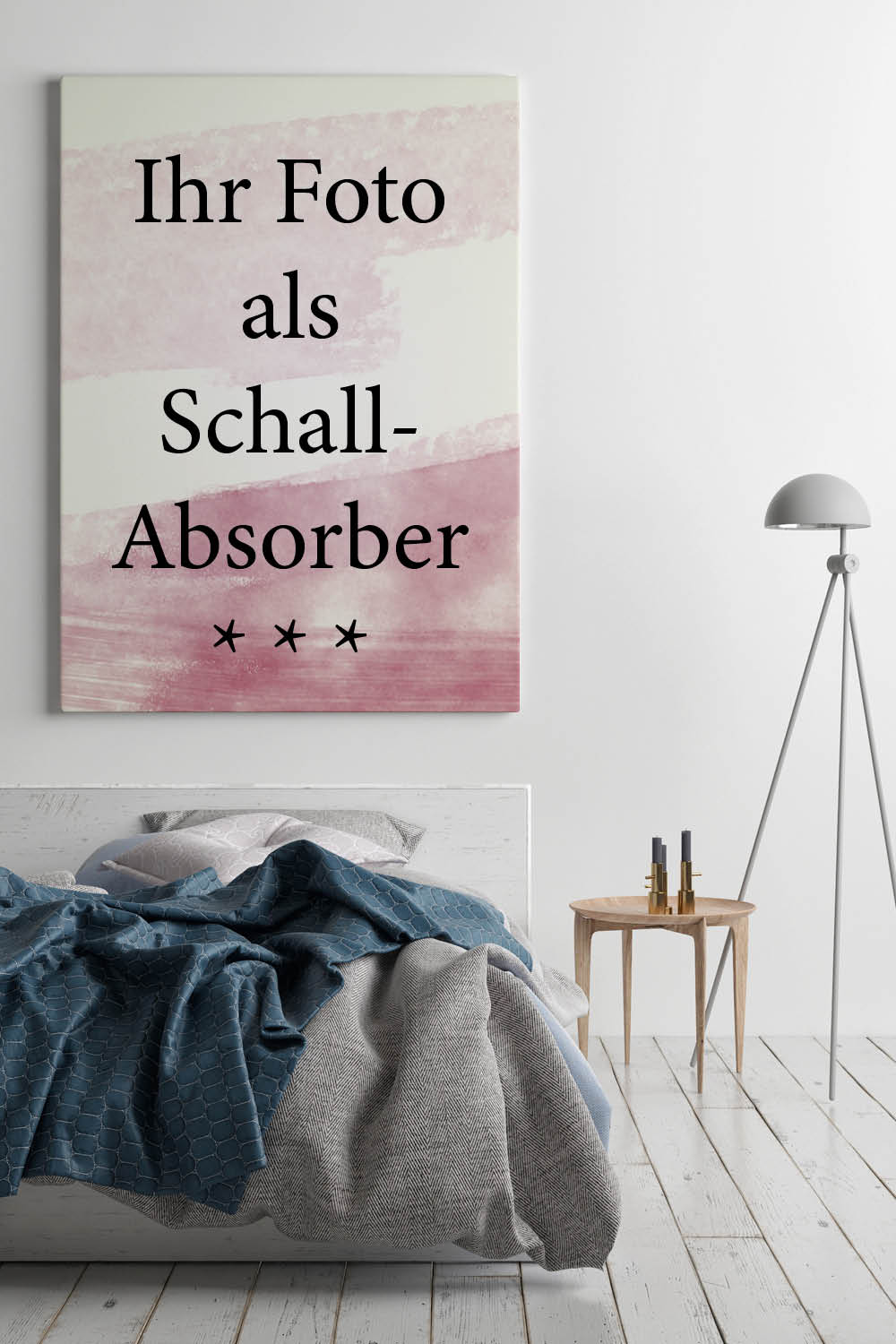 Akustikbilder im Schlafzimmer