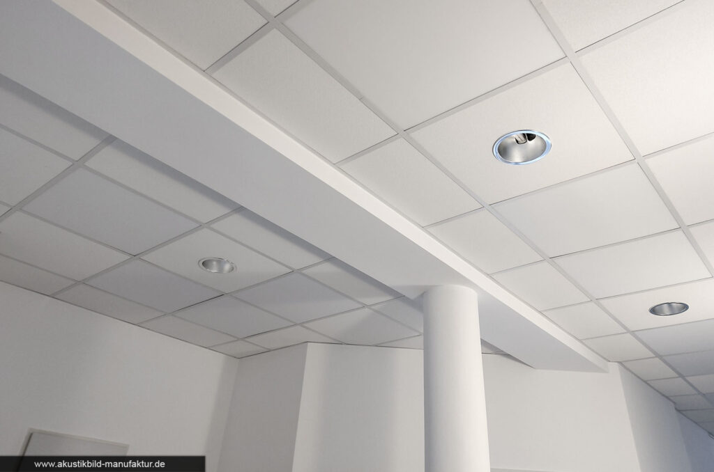Schallschutzplatten zum Einlegen in Rasterdecken