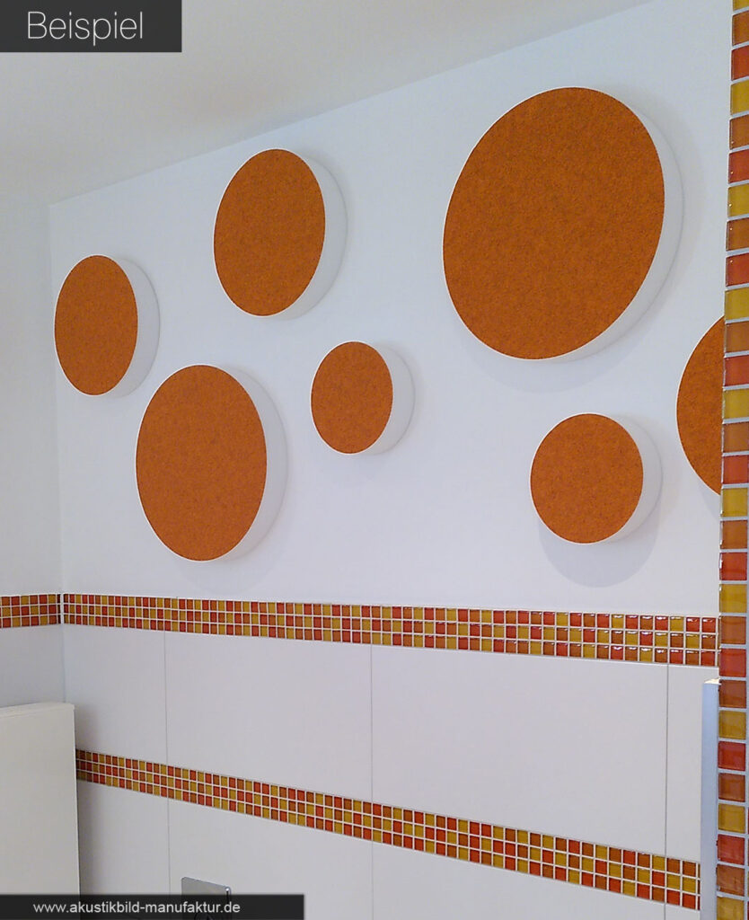 Schallschutz Platten aus Basotect® mit textilem Coating auf der Vorderseite