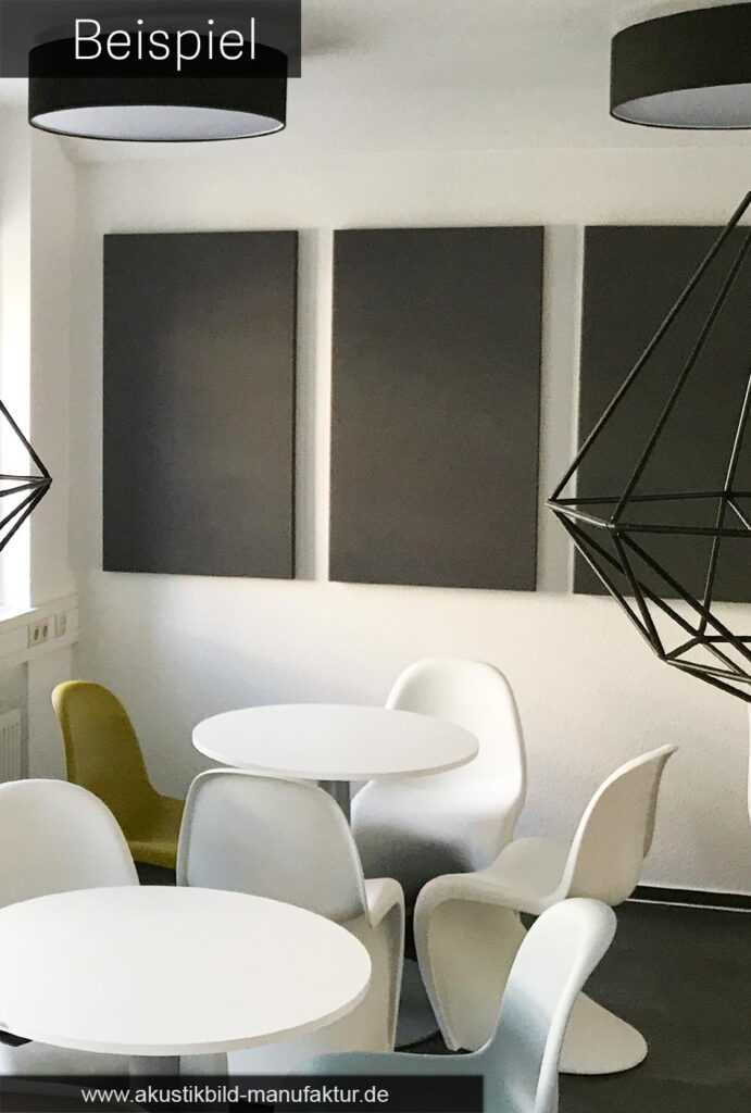 Beispiele für bunte (einfarbige) Akustikbilder