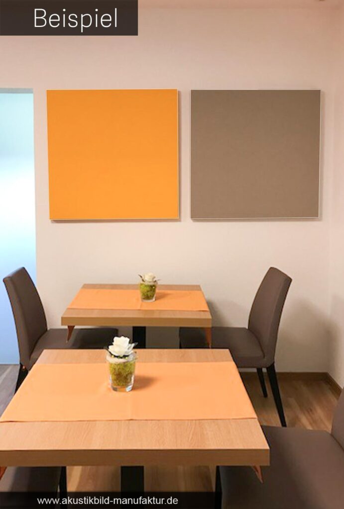 Beispiele für bunte (einfarbige) Akustikbilder