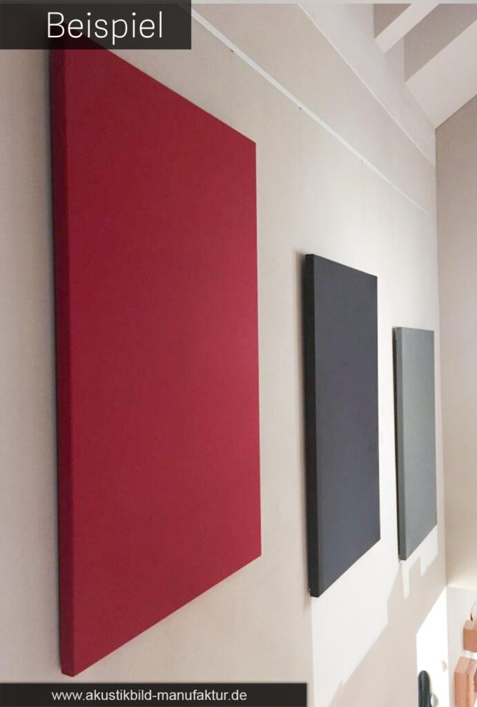 Beispiele für bunte (einfarbige) Akustikbilder