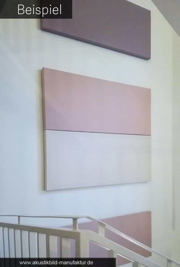 Beispiele für bunte (einfarbige) Akustikbilder