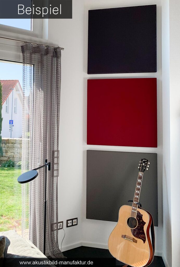 Beispiele für bunte (einfarbige) Akustikbilder