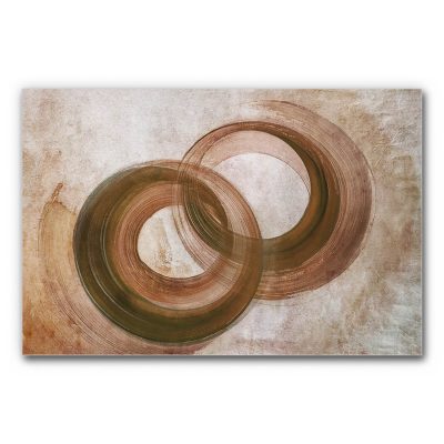 Akustikbild Welten ist eine Illustration zweier Kreise die sich ein Stück weit überlagern.