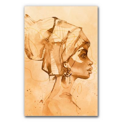 Akustikbild Afrikanische Frau