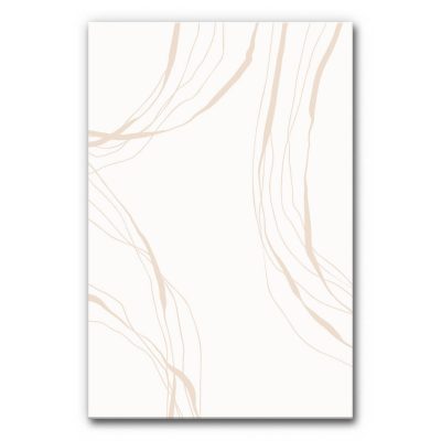 Akustikbild Linien auf Zart-Creme III - Zart