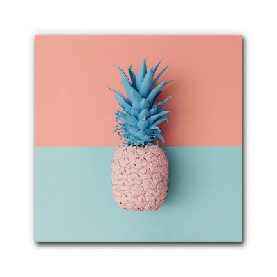 akkustikbilder-gastronomie-kueche-essen-trinken-akustikbilder-wandabsorber-obst-stillleben-quadrat-ananas-lachs