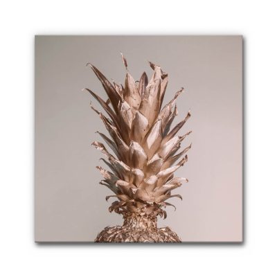 Akustikbild Ananas in Rosé Gold