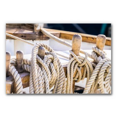 Tampen auf einem Segelboot