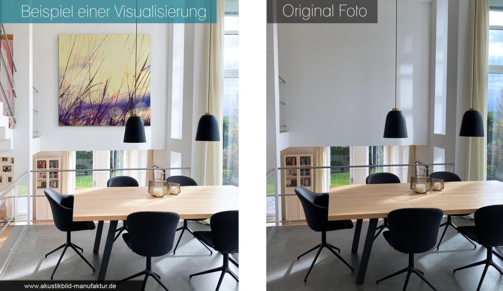 Richtige Position für Akustikbilder visualisieren