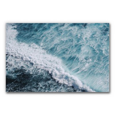 Akustikbild mit Brandung aus Vogelperspektive