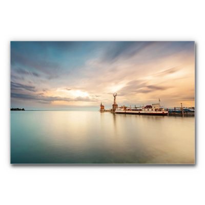 Schallabsorberbild mit Stadtmotiv Konstanz