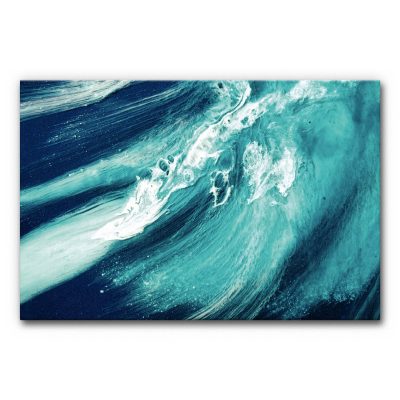 Akustikbild mit Surferwelle in Türkis