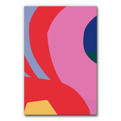 Akustisches Wandbild mit Farbflächen