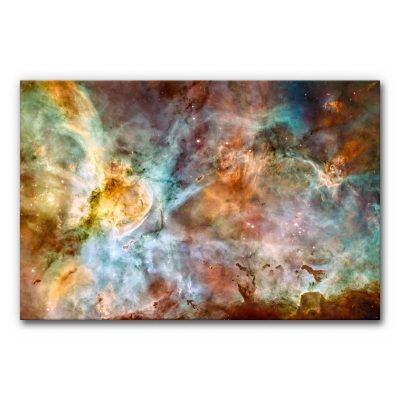 Abstraktes Akustikbild Weltraumnebel