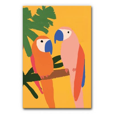 schallabsorberbild-akustik-zwei-papageien-6