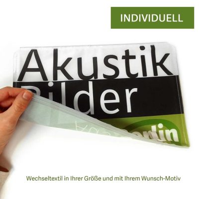 Textilwechsel für Aluminium-Rahmen-Bilder