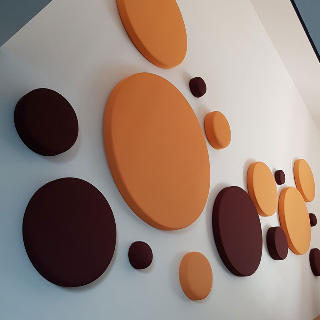 OLC ūnus – Runde Absorber für die Wand