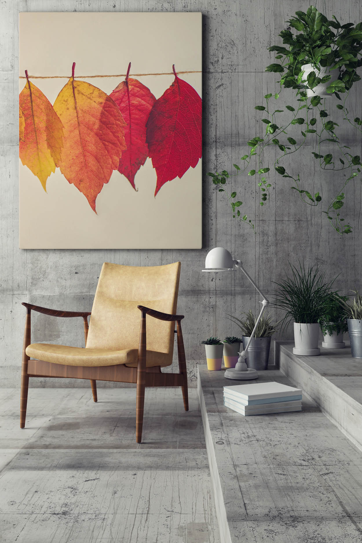 Akustikbild Rainbow Leaves