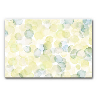 Aquarell Schallabsorberbild mit bunten Kreisen