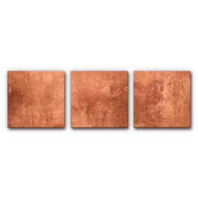 3er Set Kupfer Akustik Bilder