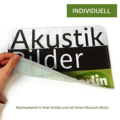 Textilwechsel für Aluminium-Rahmen-Bilder